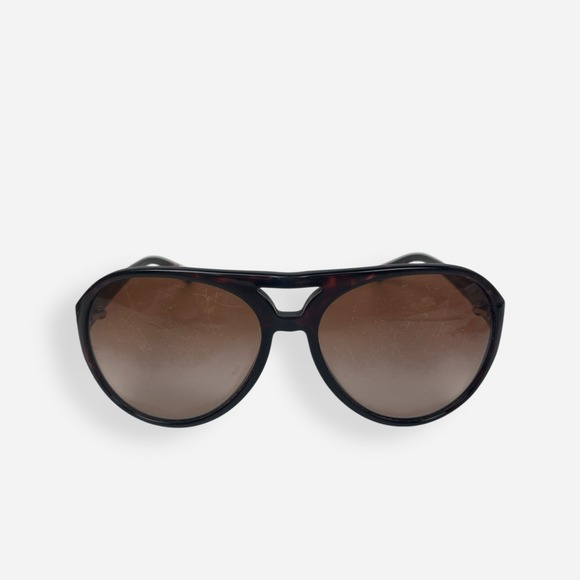 Tory Burch Aviator Sunglasses‎ TY9009 Brown Gold Case Plastic Frames Only main image 9